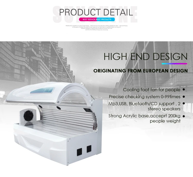 Commercial Home Merican Infrared Solarium Tanning Bed , Bed Lamp Tanning