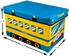 train bus collapsible foldable storage packing box with lid and handle
