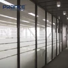 Interior single glass design for partition