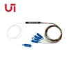 UT-King Brand 1*4 SC/UPC steel tube 0.9mm Min Fiber Optic PLC Splitter
