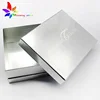 Modern design custom sliver luxury paper gift box with lid for dealer
