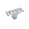 T type zinc alloy plating kitchen cabinet crystal knob,classic pull