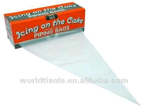 disposable plastic icing bags