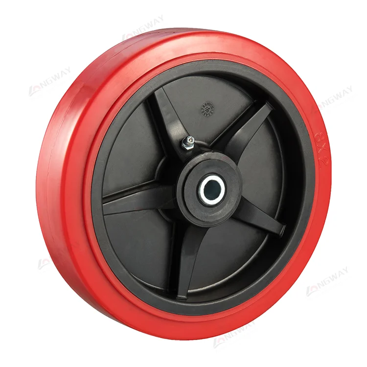 Heavy Duty Secure Castor Pu Loose Wheel Dental Trolley Wheel With Pp