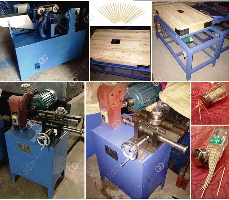 India Automatic Wood Cinnamon Toothpick Production Line Agarbatti Maker Incense Making Equipment BBQ Stick Machine For Sale 