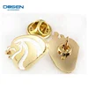 Wholesale Good Quality Low Price Gold Animal Lion Pattern Decorations Pin Badge