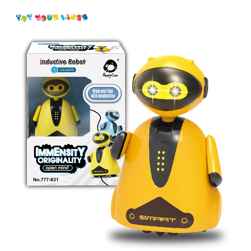Kids Best Gift Intelligent Drawn Line Magic Pen Inductive Robot