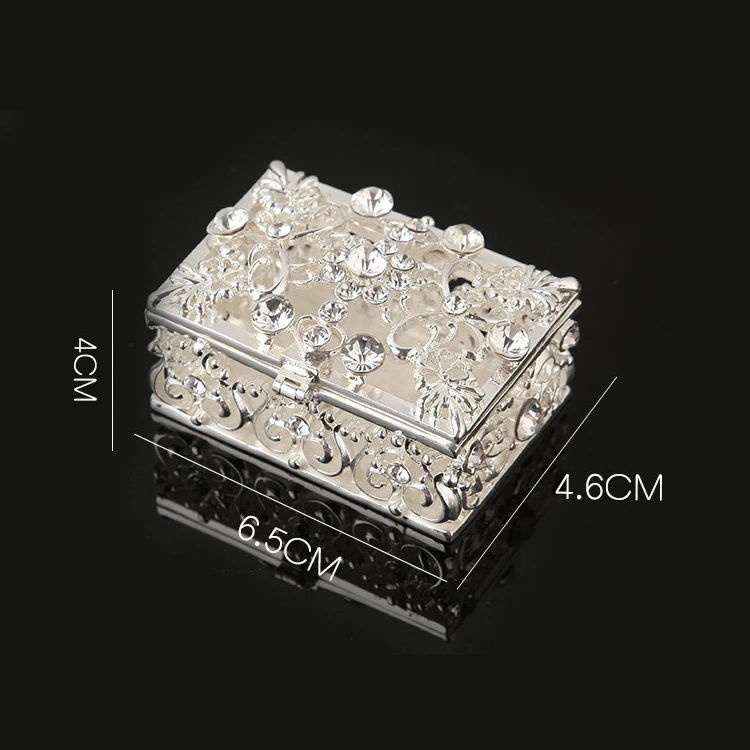 Luxury Exquisite Pearl Enamel Trinket Crystal Jewelry