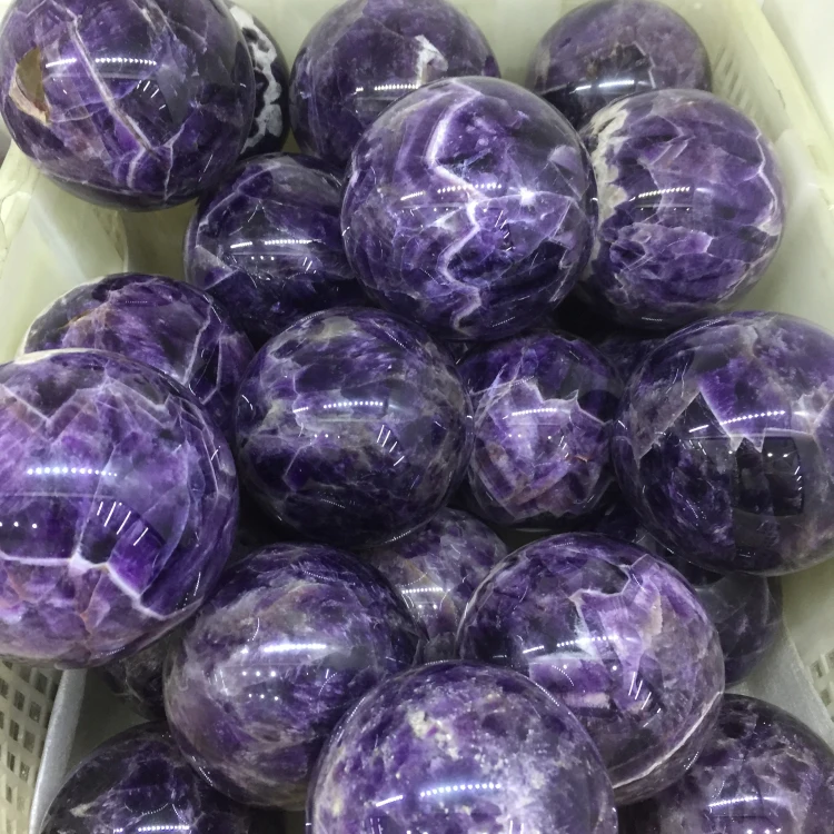Natural Decorative Crystal Ball Dream Amethyst Quartz Stone Sphere