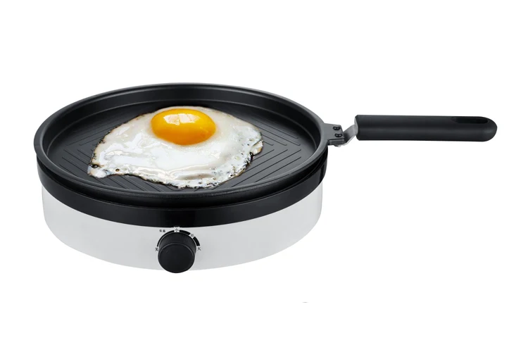 Round Electric Nonstick Cooker Oil Fry Pan Buy Electric Cooker