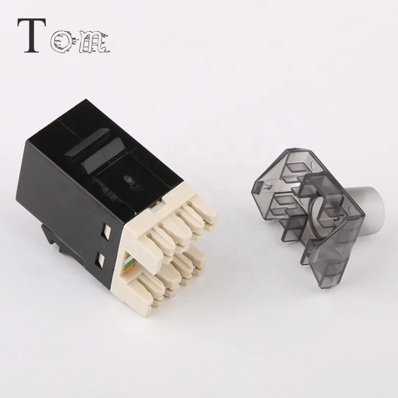 TOM MK-N-08 cixi RJ45 CAT6 Keystone Jack 180 degree UTP Connection with dust cover (4).jpg