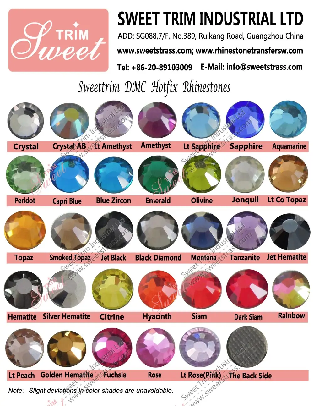 korea top dmc hotfix crystal stones for wholesale