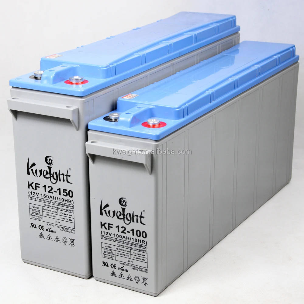 Long Discharge Agm Battery Vrla Front Access Battery 12v 100ah 105ah
