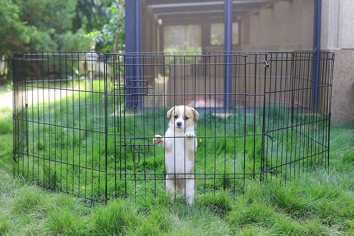 Factory Wholesale Foldable Pet Playpen Dog Exercise Pen For Cats Rabbits Puppy