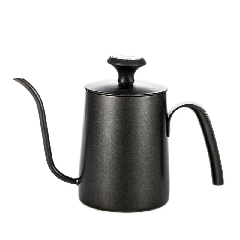
Wevi 600ml Black Vintage 304 Stainless Steel Gooseneck Kettle Hand Pour Over Coffee Tea Pot 