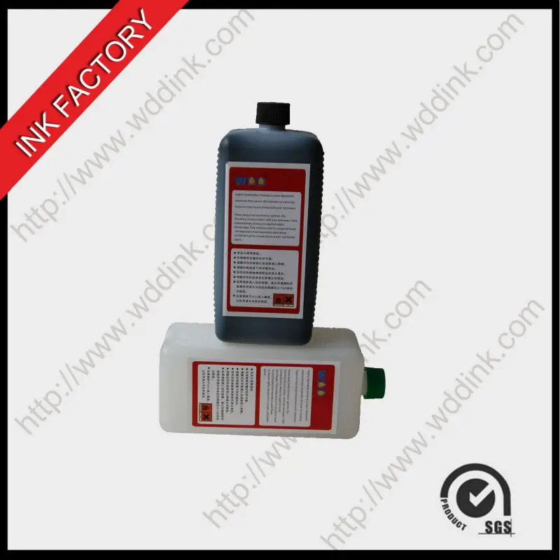EBS 1000ML Black Ink for Inkjet/CIJ Printers - Solvent Based MEK Ink ...