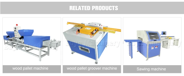 Automatic Wood Cutter Machine Pallet Block Cutting Saw Wood Pallet Cut off Saw
