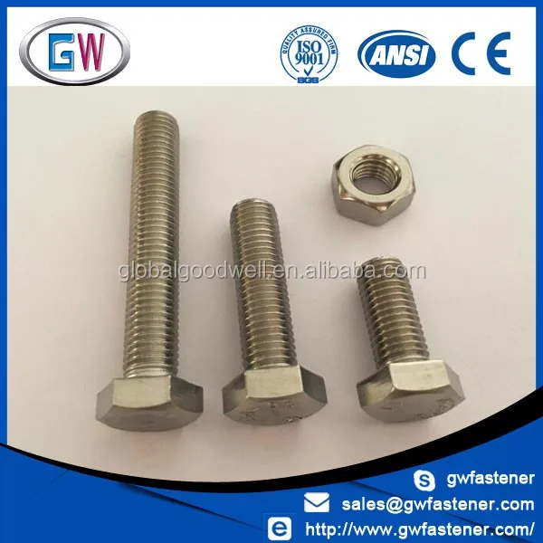 Marine Stainless Steel Bolts Grade A2 70 A4 70 Buy Stainless Steel