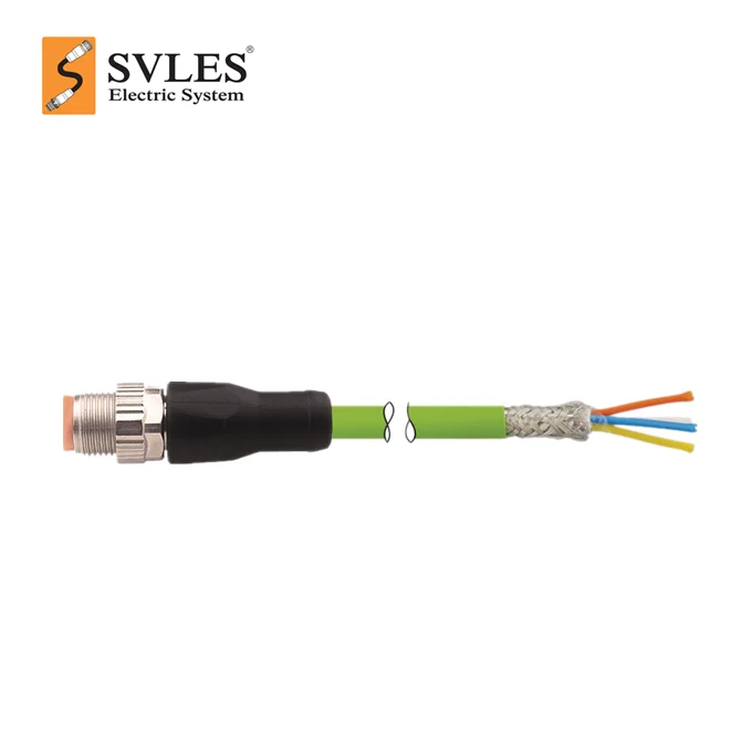 4 Pin D Code M12 Connector Male Profinet Cable Buy 4 Pin Male