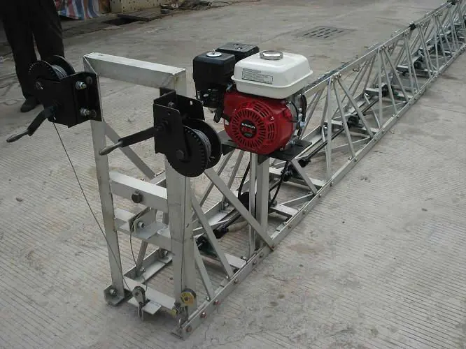 Best price truss vibrating screed with ZP55 honda GX270 9hp 3mtr to 12mtr screed concrete vibrator