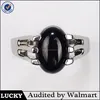 2017 mens 925 silver ring with black onyx stone