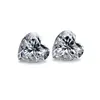 white color heart shape synthetic diamonds moissanite stones prices