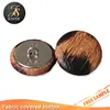 Self covered blank shank button with leather, fabric covered shank buttons
