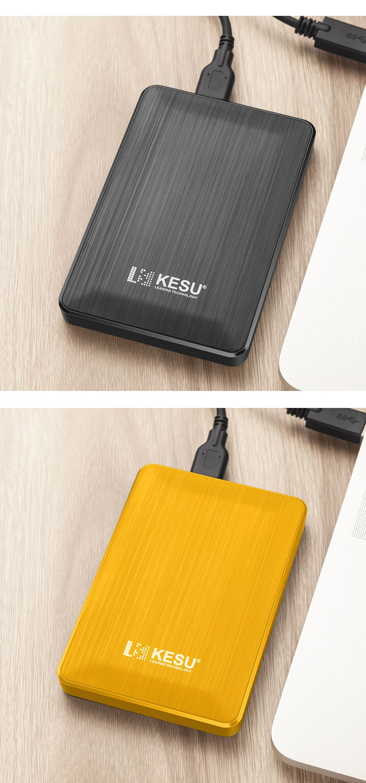 KESU 2518 2.5" Portable External Hard Drive USB 3.0 80GB 120GB 160GB 250GB 320GB 500GB 2TB 1TB External Hard Disk HDD for PC/Mac