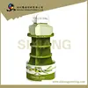 Design and Printing POS Bottle Shaped Cardboard Display Racks for Grocery Store displaying Olive Oil