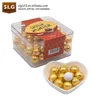 2.4g box pack golden sweet ball shape write chocolate candy