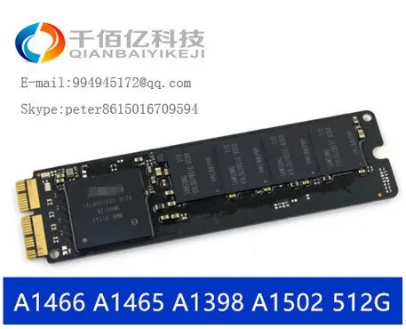 A1466 A1465 A1398 A1502 512G SSD for Macbook Air Pro retina 11.6 13.3 15.4 inch laptop Solid State Drive 2013-2014 year