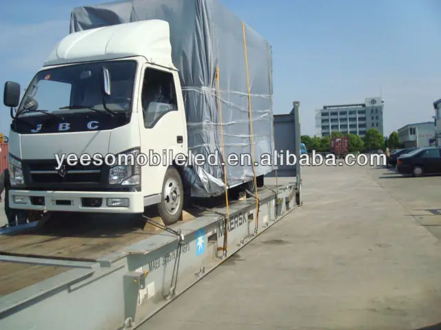 Outdoor P10 full color mobile led DIP advertising media trucks for sales promotion,YES-V6