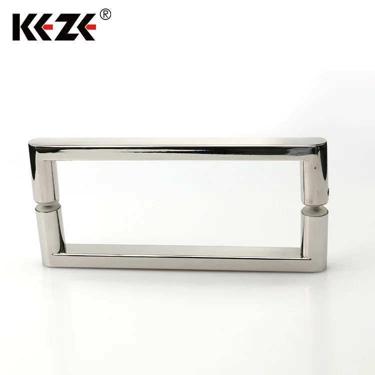 L20R-200B Stainless Steel Brass Chrome Office Glass Door Handle
