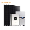 Easy installation 6kw off grid wireless wifi solar power system cctv camera kit