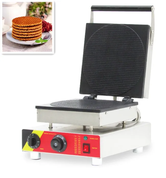 Electric Stroopwafel Waffle Maker/dutch Stroopwafel Iron/syrup Waffle