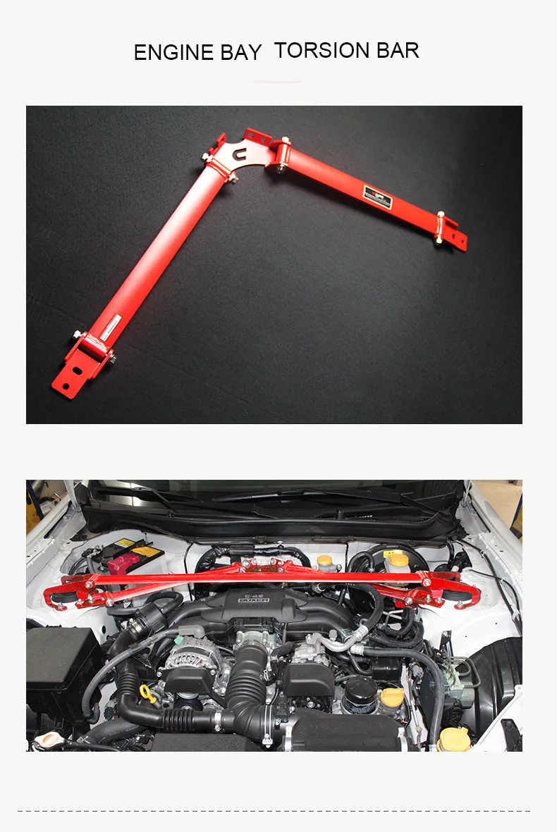 Lvtu High Performance Strut Tower Brace Kits Subframe Brace Bar Safety