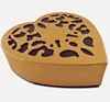 New design heart shape free sample display filigrees candy chocolatermacarons cake cookie packing gift paper box