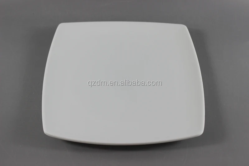 White Plastic Square Plate Melamine Dessert plate A1 OR A5