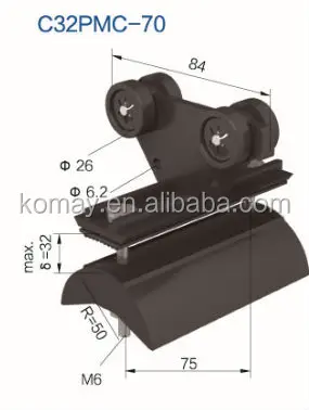 price nylon material per kg Cable Crane C32 Carrier/trolley Price Of Factory Conveyor
