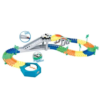 Créer Une La Course Avec Sur Jouets Voiture Flexible Piste Route WE2IYebH9D