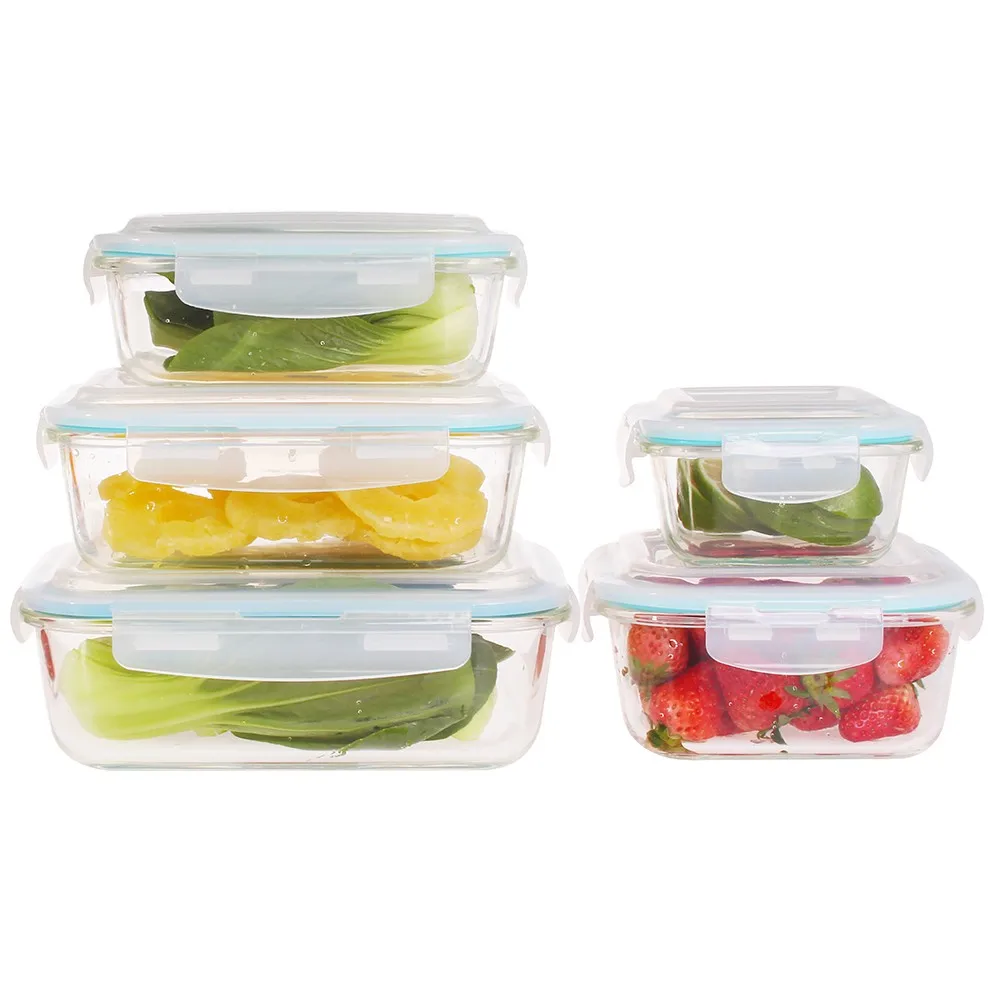 Easy Clean And Takeaway Glass Food Container With Compartment Tiffin ...