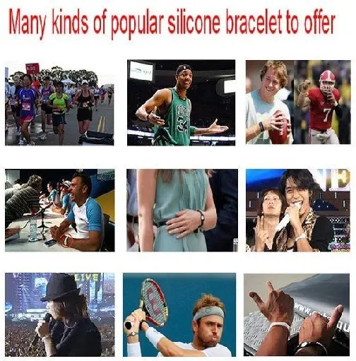 silicone friendship bands good promotional gifts