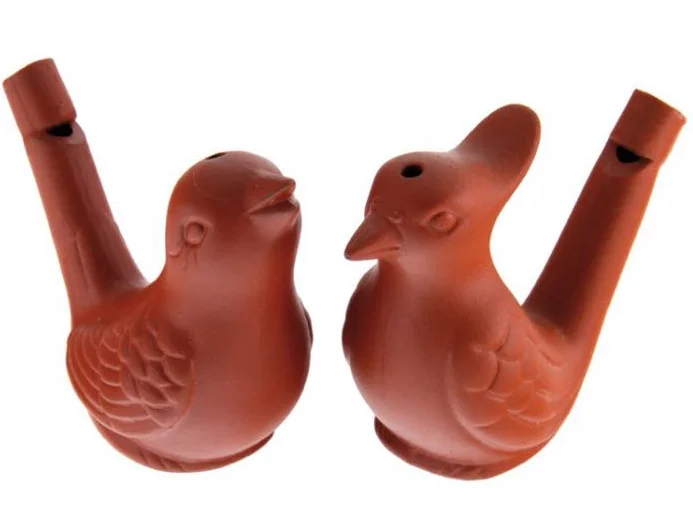 Music Bird Water China Whistles Brown Ceramic Bird Whistles For ...