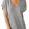 New Model T Shirts Plain Women Fitted T Shirts With Hood
