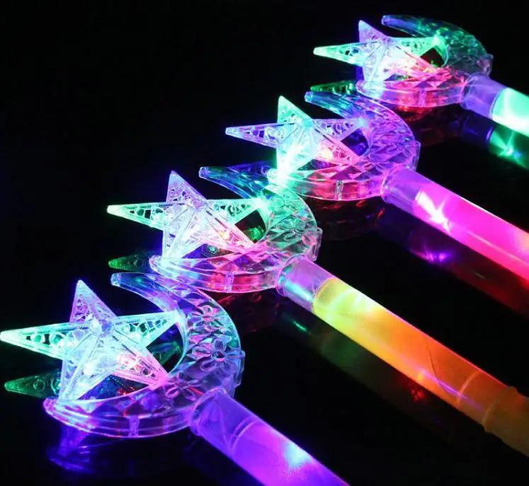 Wholesale Moon And Stars Led Sticks Flashig Party Flashing Light Stick ...