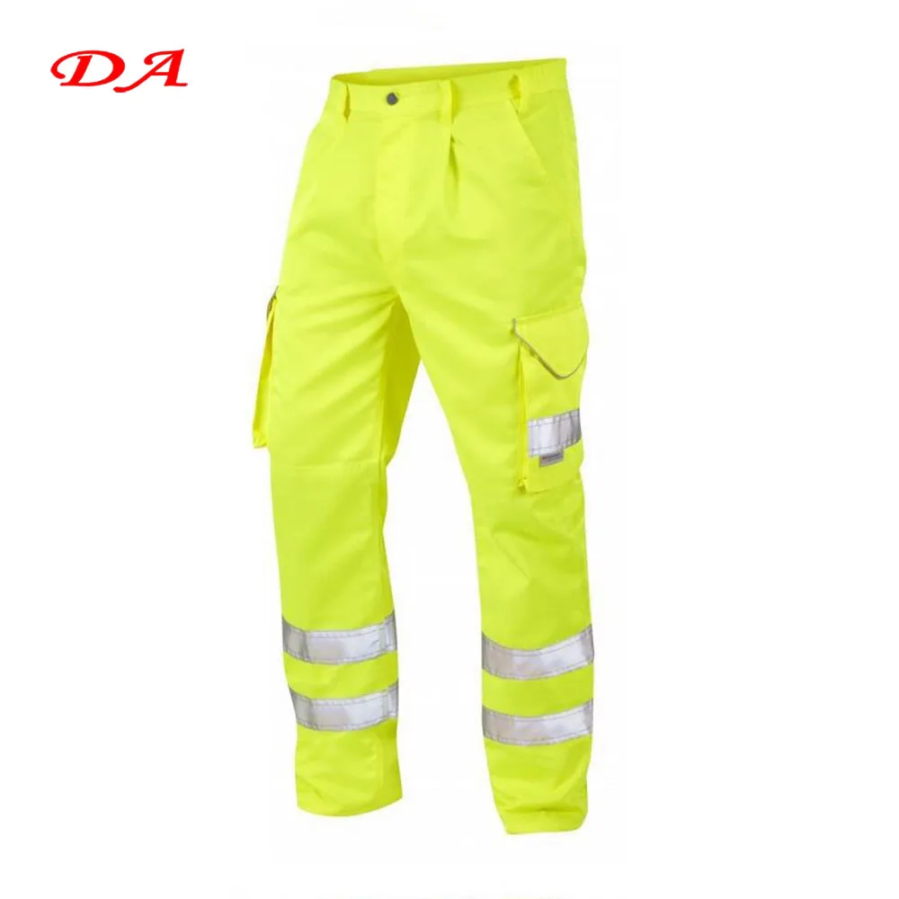 Hi Vis High Quality Pockets Engineering Uniform Pants Workwear For Man
