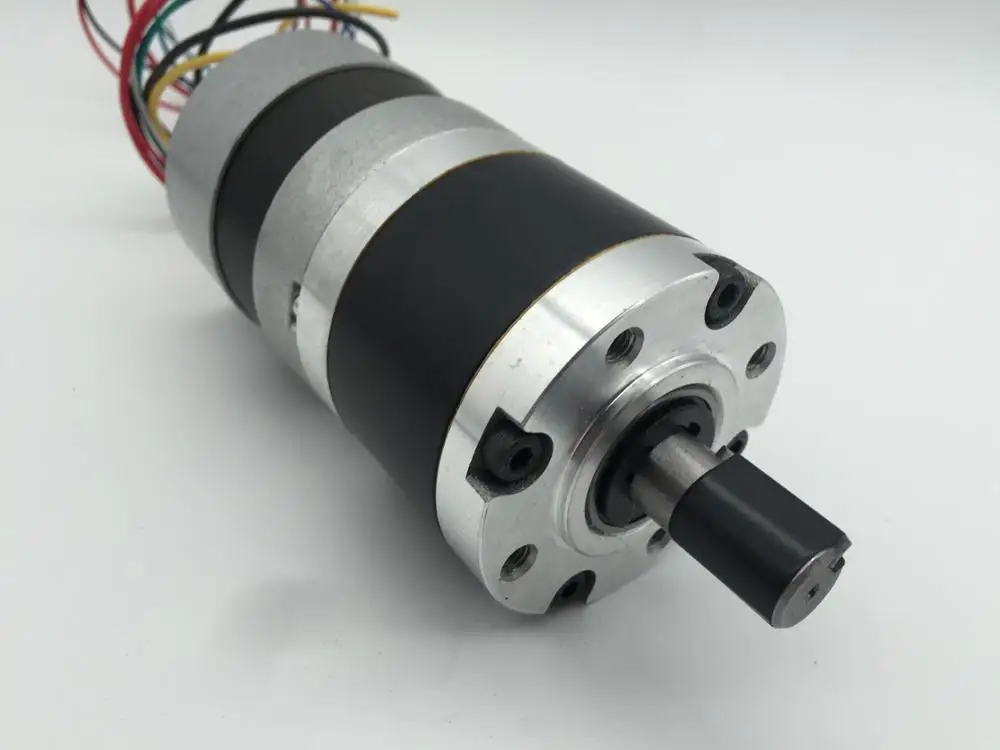 63mm high torque pm dc planetary gear motor with planet reducer gearbox rated 12v 24v 48v power 30w 50w 100w 200w