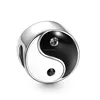 Special Meaning Unique Tai Chi Charm Chinese Element Charm Ying Yang Charm in Silver