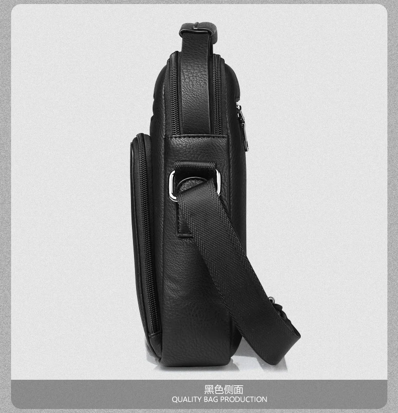 Weixier Luxury Brand Men Vintage Shoulder Bags Large Capacity Business ...