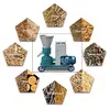 ainuok mini feed mill uses small flat die manual animal feed pellet press extruder poultry feed pellet maker equipment